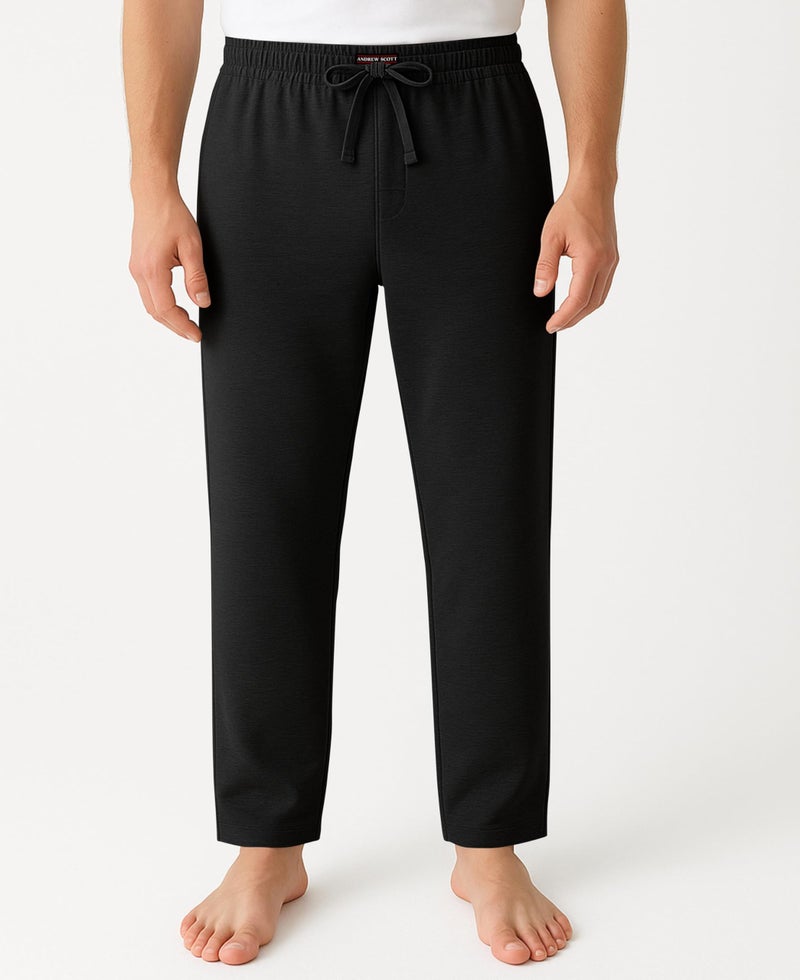 Andrew Scott Men's Lounge Pants | Multi Packs & Colors | Soft & Light Cotton Drawstring Yoga Lounge & Sleep PJ Pants - Image 3